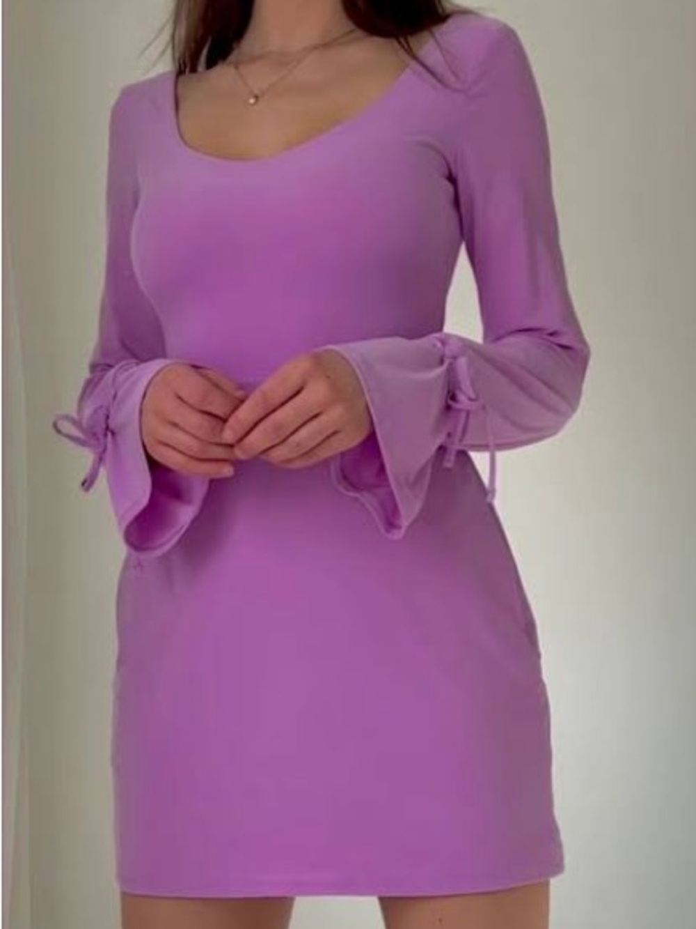 AYM Etta Long Sleeve Mini Dress NWT (flaw)
Size: Medium